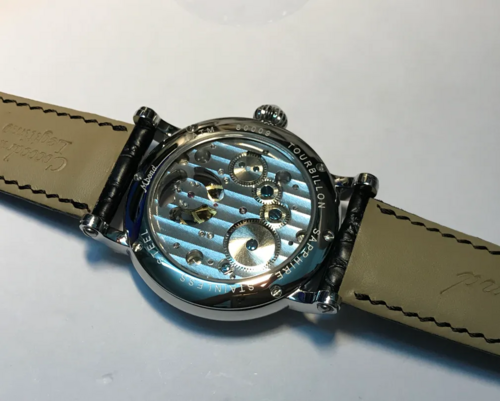 3D Globe Tourbillon Round Watch Fashion